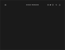 Tablet Screenshot of diegomonzon.com
